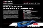 SMART USE DIGITAL DC 8.0 DUAL BATTERY CHARGER