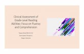 Clinical Assessment of Grade-Level Reading Abilities ...
