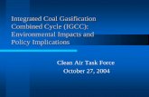 Coal Gasification Using Integrated Gasification Combined ...