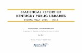STATISTICAL REPORT OF KENTUCKY PUBLIC LIBRARIES