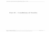 Part II Conditions of Tender