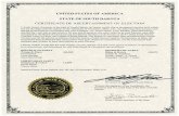 South Dakota Certificate of Ascertainment 2020