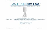 Instructions for Use Aorfix AAA Flexible Stent Graft System