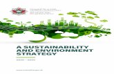 A SUSTAINABILITY AND ENVIRONMENT STRATEGY