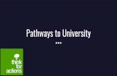 Pathways to University