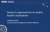 Systems approaches to public health evaluation