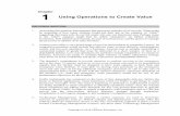 Using Operations to Create Value