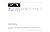 XPORT DECLARATIONS LODGE - ABF