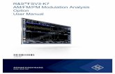 R&S FSV3-K7 AM/FM/PM Modulation Analysis User Manual
