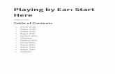 Playing By Ear - Start Here