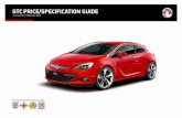 GTC PRICE/SPECIFICATION GUIDE - Vauxhall Fleet