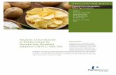 Analysis of Acrylamide in Potato Chips by Introduction ...