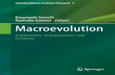 Emanuele Serrelli Nathalie Gontier Editors Macroevolution