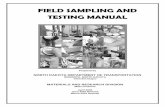 NDDOT Field Sampling and Testing Manual 2019
