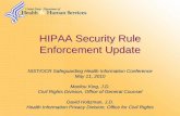HIPAA Security Rule Enforcement Update