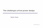 The challenges of low power design no anim - IBM