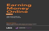 Earning Money Online - Pound Advice