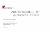 Arduino based GUI for Touchscreen Displays
