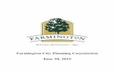 Farmington City Planning Commission June 20, 2019