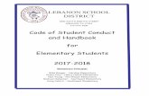 Code of Student Conduct and Handbook for Elementary ...