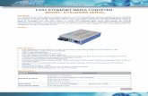 FAST ETHERNET MEDIA CONVETER MODEL: DYS1000SS SERIAL
