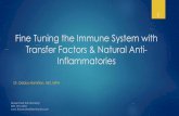 Fine Tuning the Immune System with Transfer Factors ...