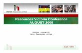 Victoria Resources 18 Aug 2009.ppt - Heron Resources Limited