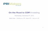 On the Road to CDFI Investing