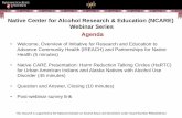 Native Center for Alcohol Research & Education (NCARE ...