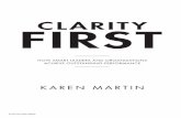 CLARITY FIRST
