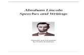 Abraham Lincoln Speeches and Writings
