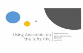 Using Anaconda on - Tufts University
