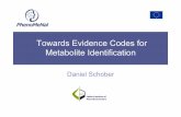 Towards Evidence Codes for Metabolite Identification