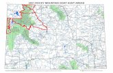 2021 ROCKY MOUNTAIN GOAT HUNT AREAS