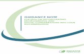Guidance Note: For EPFIs on Incorporating Environmental ...