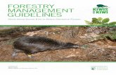 FORESTRY MANAGEMENT GUIDELINES