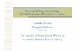 Periodical Payments Using X.509 Restricted Proxy ...