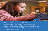 The class of 2030 and life-ready learning: The technology ...