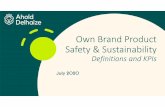 Own Brand Product Safety and Sustainability