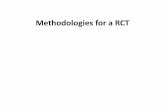 Methodologies for a RCT