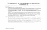 Introduction to Foundations of Arithmetic (Grades 4-8)