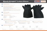 Black Knight Latex Glove - PROCHOICE