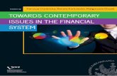 TOWARDS CONTEMPORARY ISSUES IN THE FINANCIAL SYSTEM