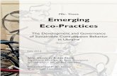 MSc. Thesis Emerging Eco-Practices