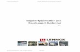 Supplier Qualification and Development Guidelines