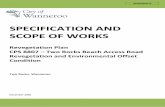 SPECIFICATION AND SCOPE OF WORKS