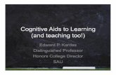 Cognitive Aids to Learning (and teaching too!)