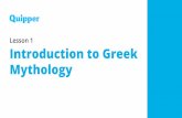 Lesson 1 Introduction to Greek Mythology