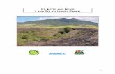 ST KITTS AND NEVIS LAND POLICY ISSUES PAPER