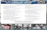 Stars and Stripes 75th Anniversary Gala Sponsorship Package